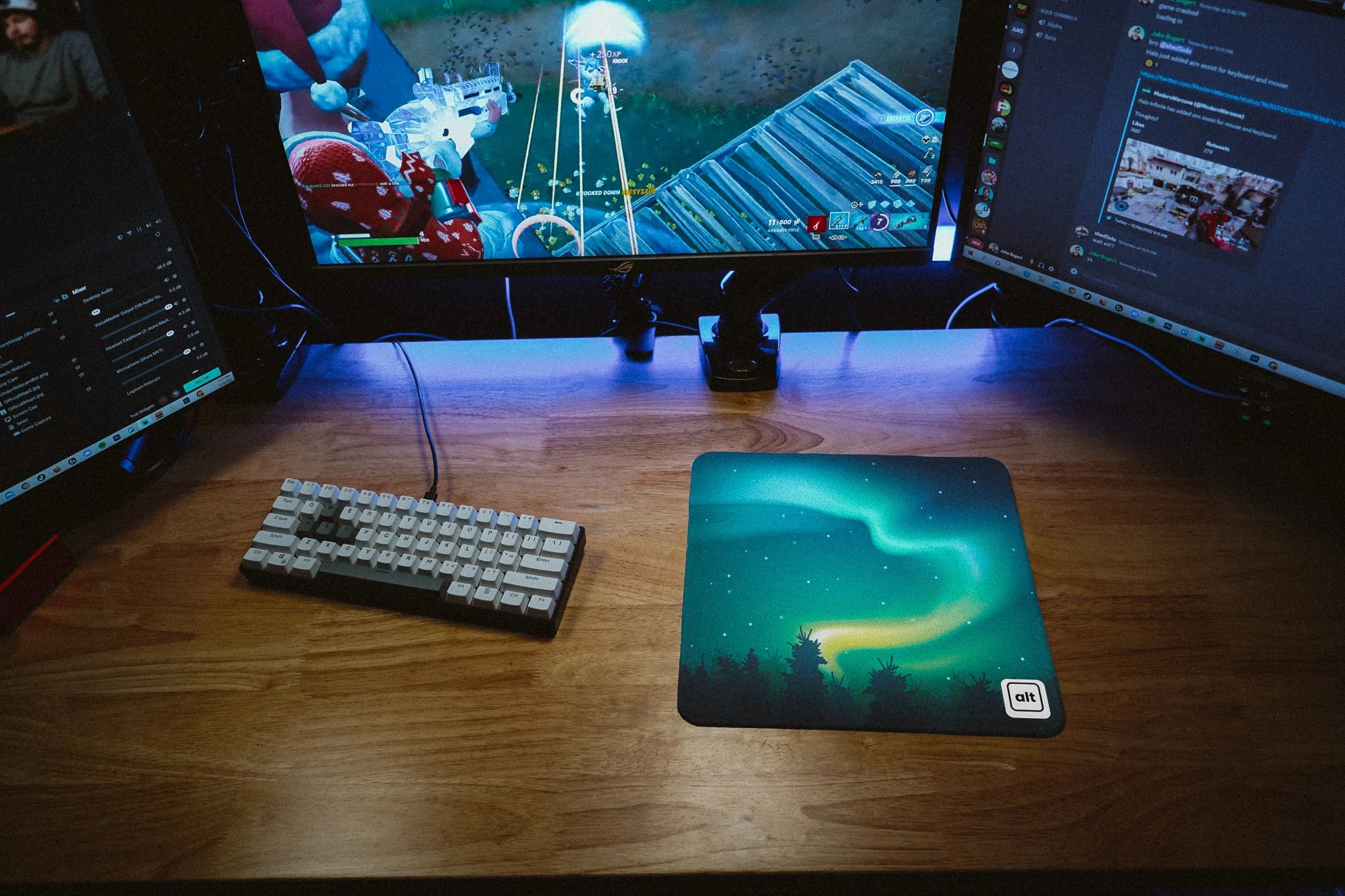 Aurora Borealis Mousepad - Cinch Gaming