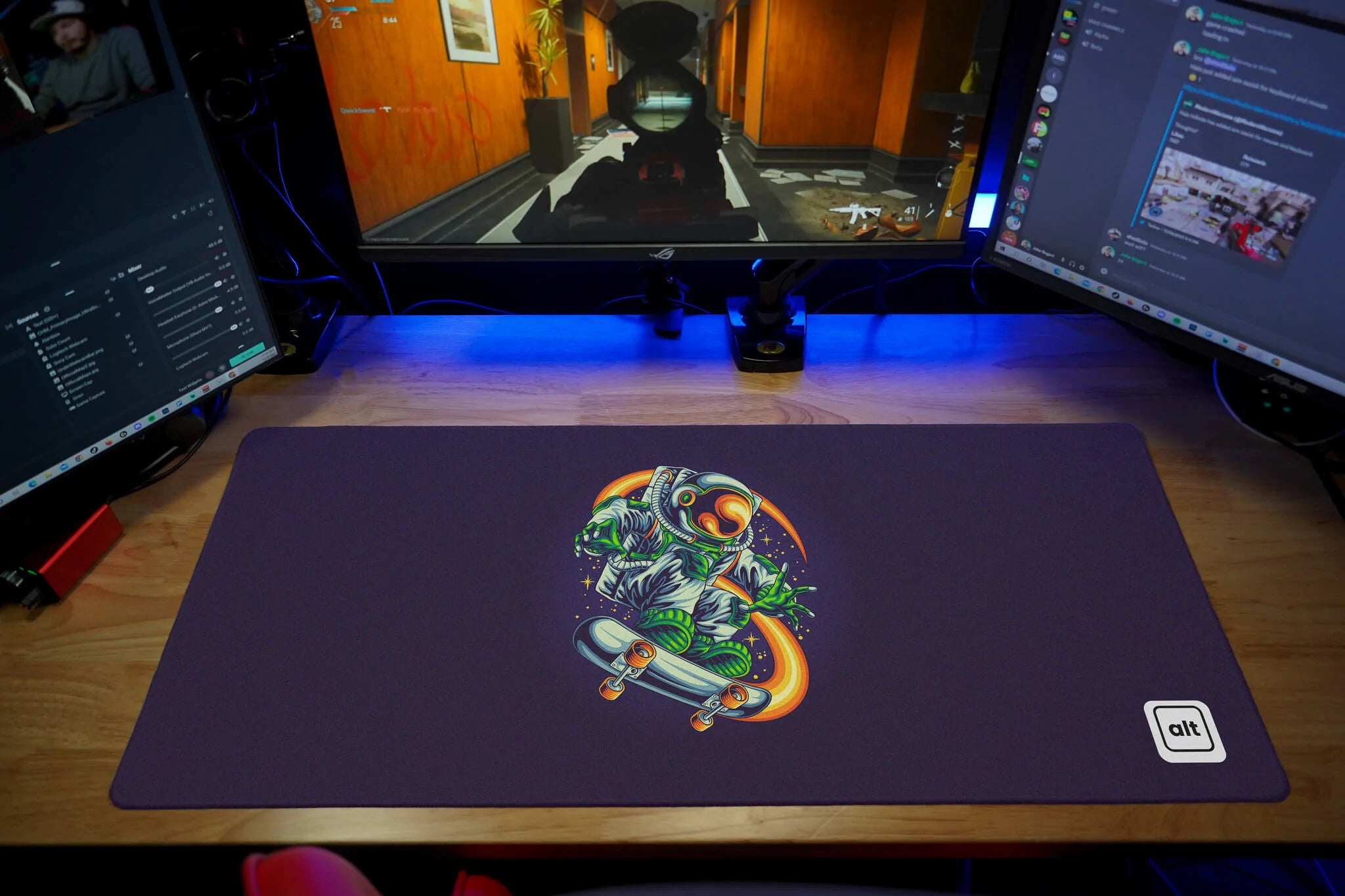 Space Skate Mousepad - Cinch Gaming