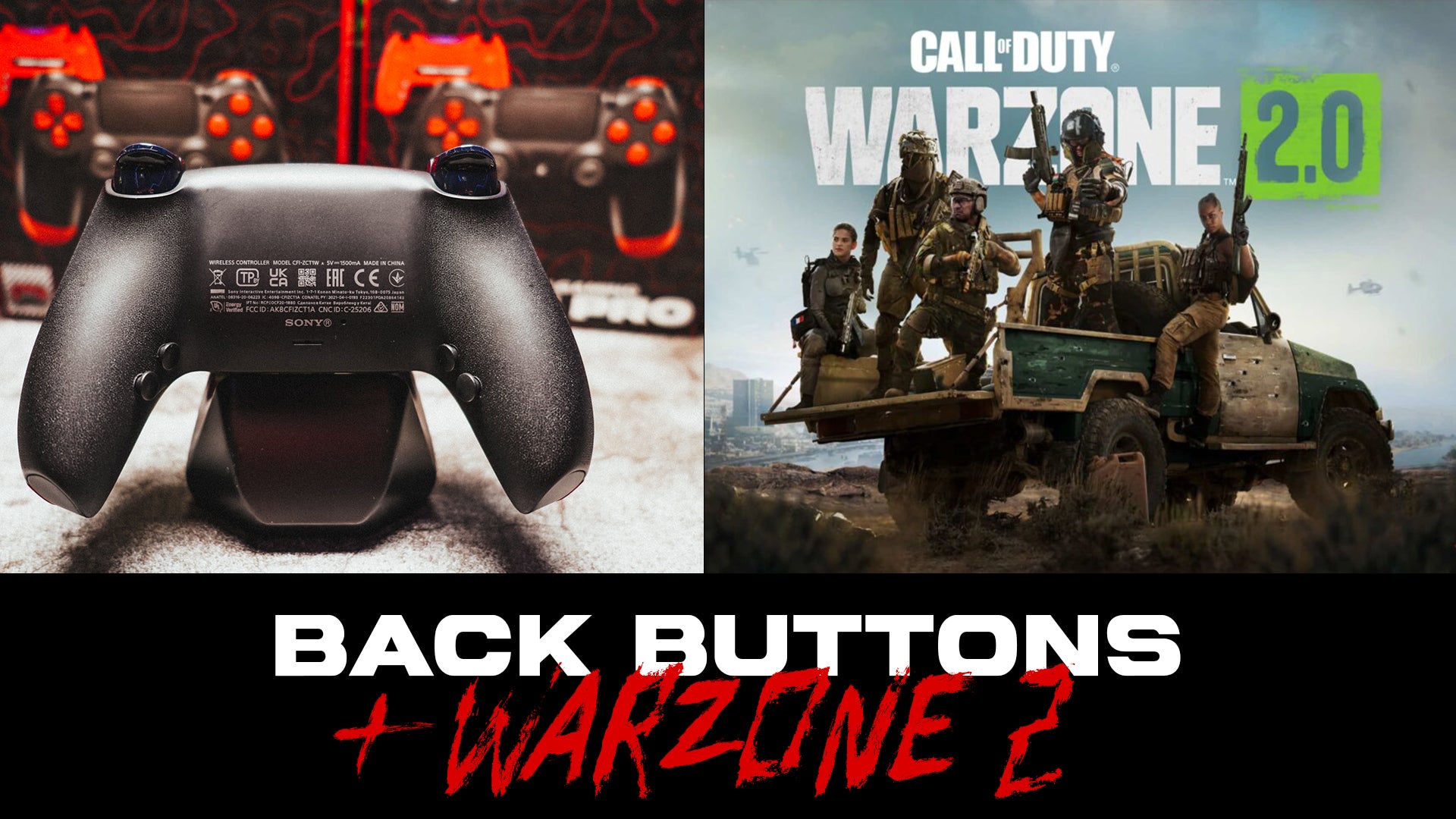 Warzone 2 with Back Buttons