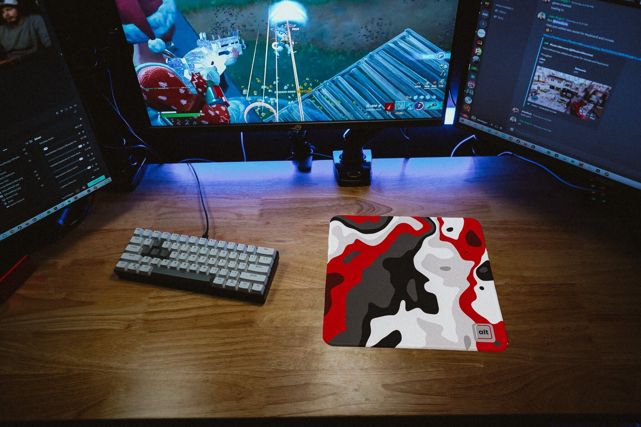 Camo Red Arctic Mousepad - Cinch Gaming