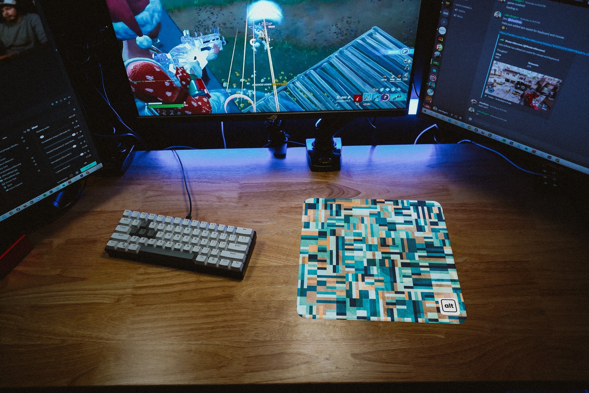 Blue Maze Mousepad - Cinch Gaming