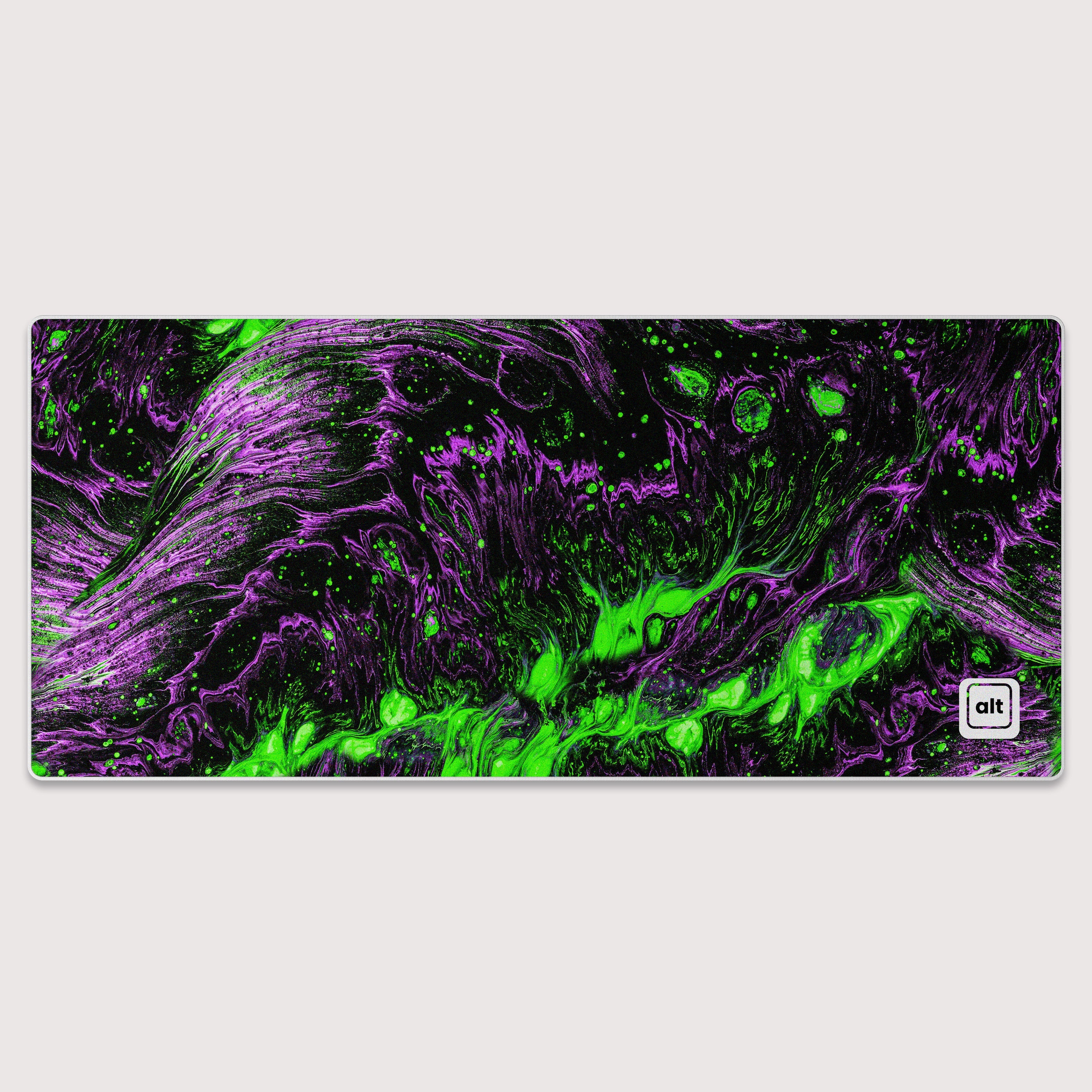 Purple Green Lava Mousepad - Cinch Gaming