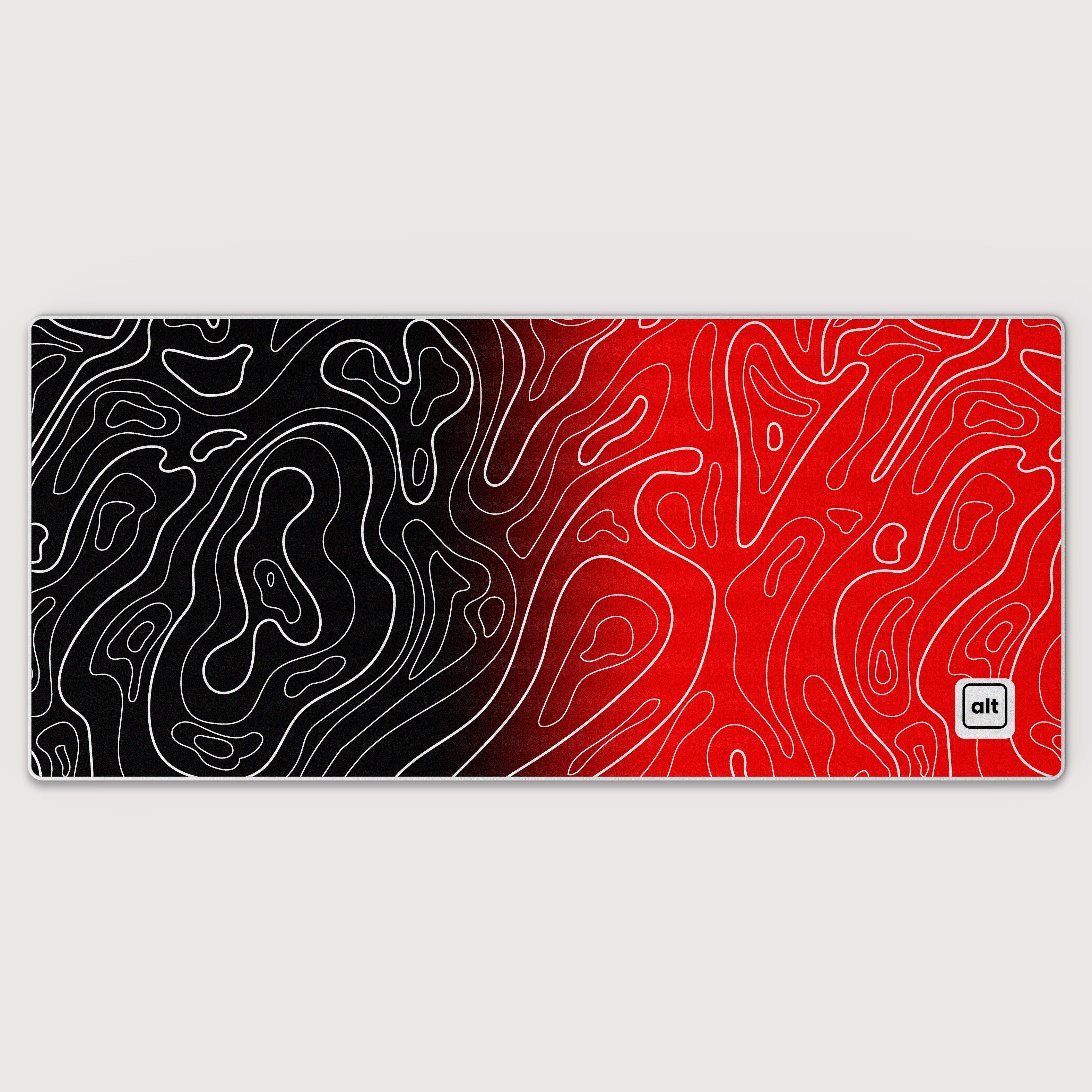 Flamin Ombre Damascus Mousepad - Cinch Gaming