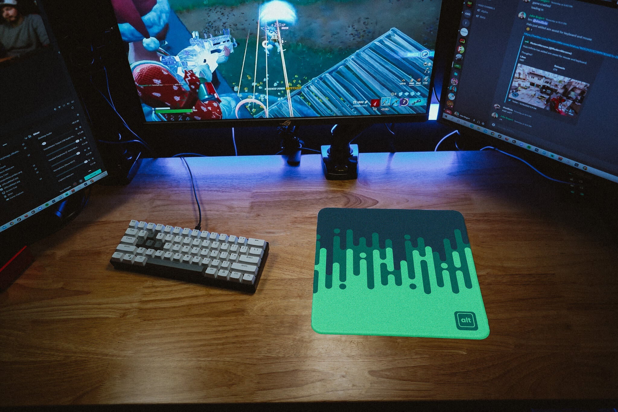 Linear Waves Forest Mousepad - Cinch Gaming
