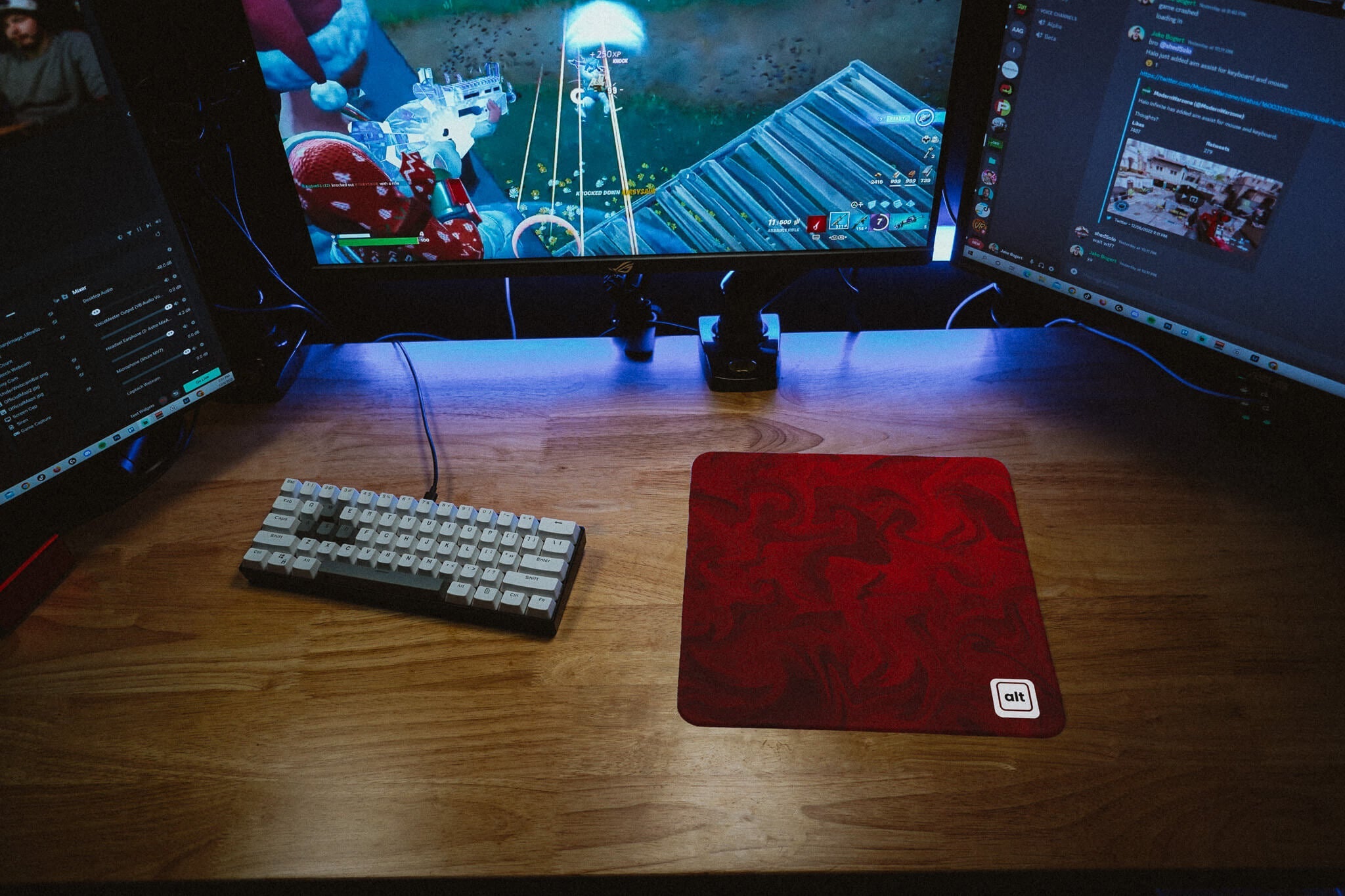 Red Liquify Mousepad - Cinch Gaming