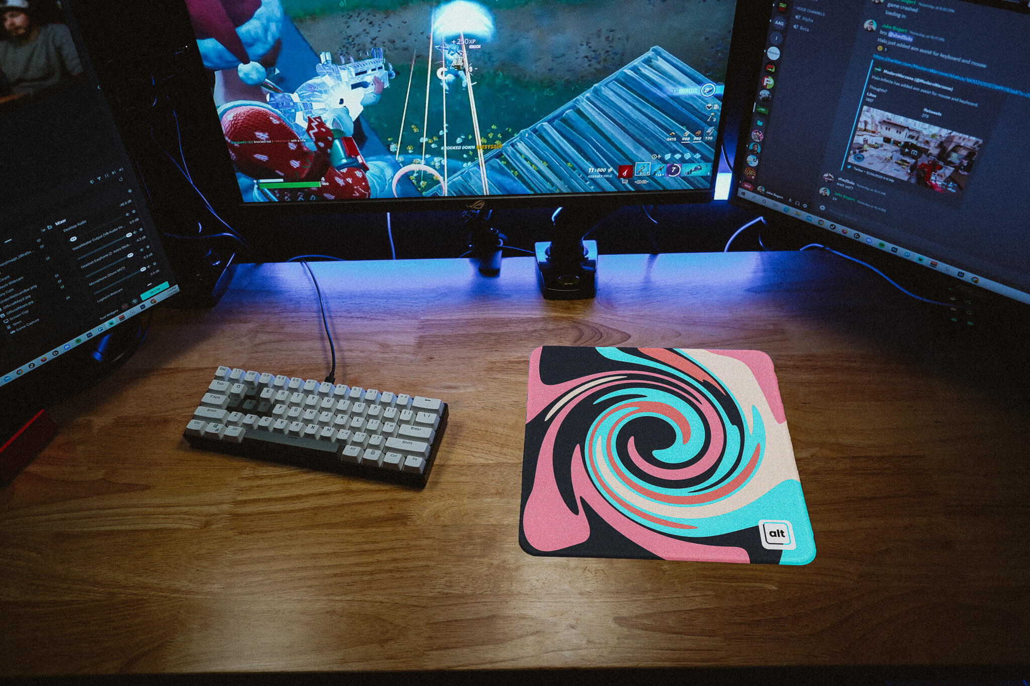 Twisted Cotton Candy Mousepad - Cinch Gaming