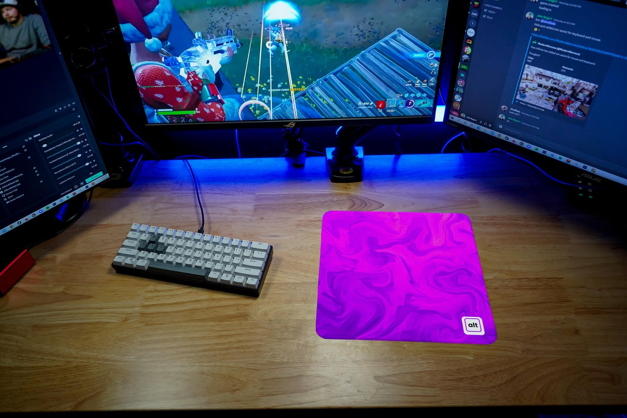 Violet Liquify Mousepad - Cinch Gaming