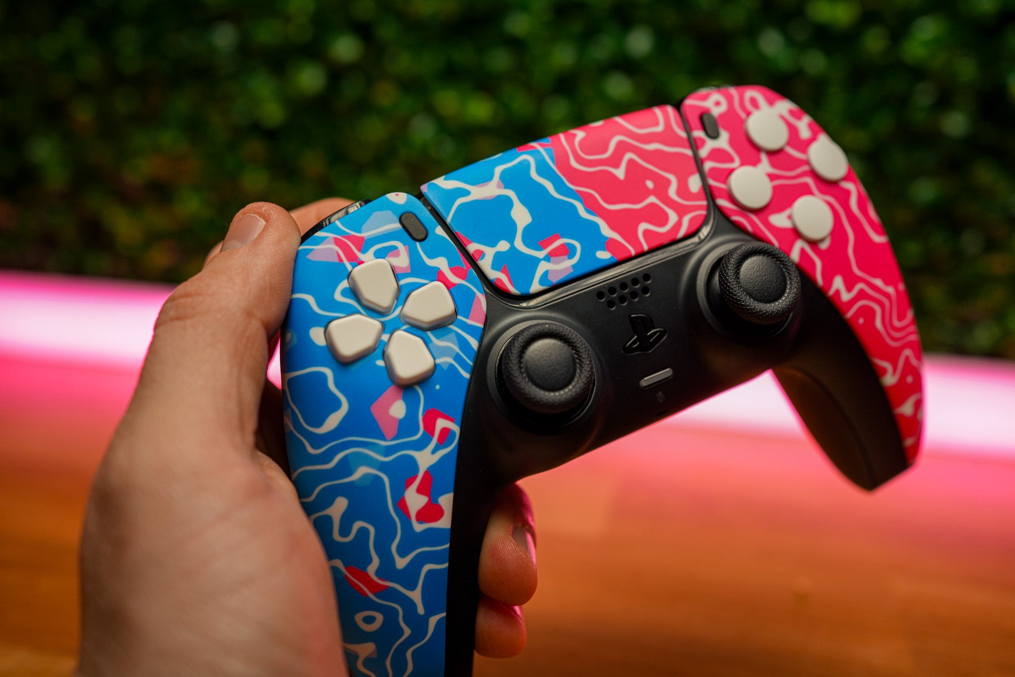 24 Hour Pink Dual Damascus Cinch PS5 Pro