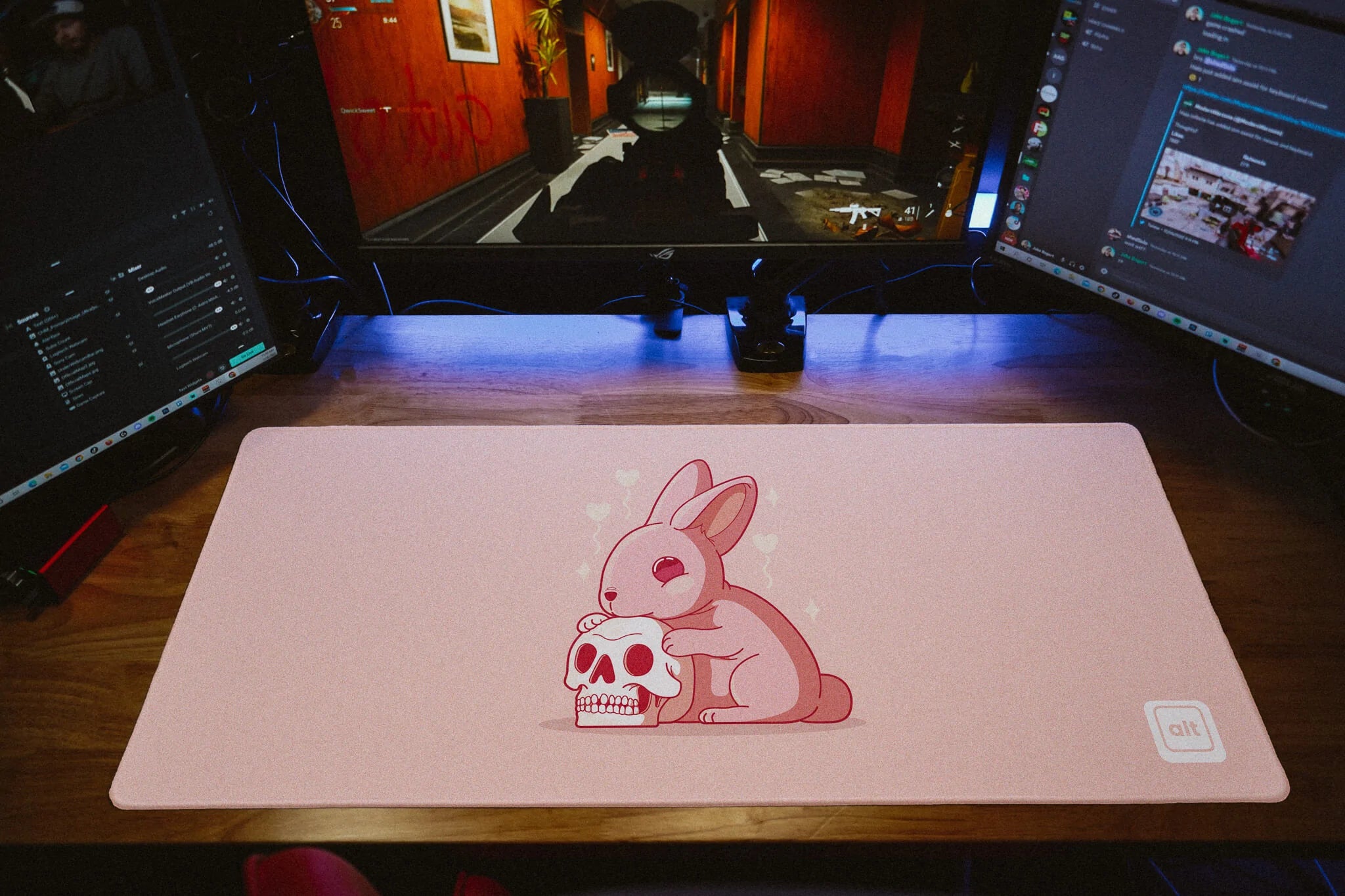 Bunny Skull Mousepad - Cinch Gaming